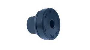 Grommet with Membrane, 20 ... 26mm, Rubber, Black